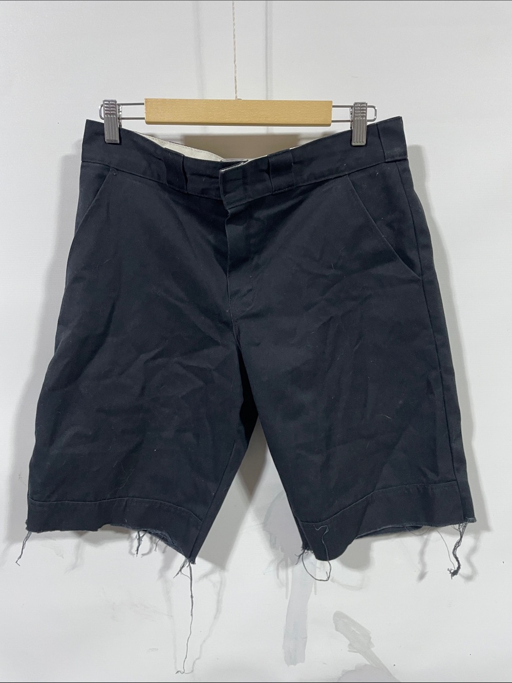 Dickies Black Flat Front Men's Shorts